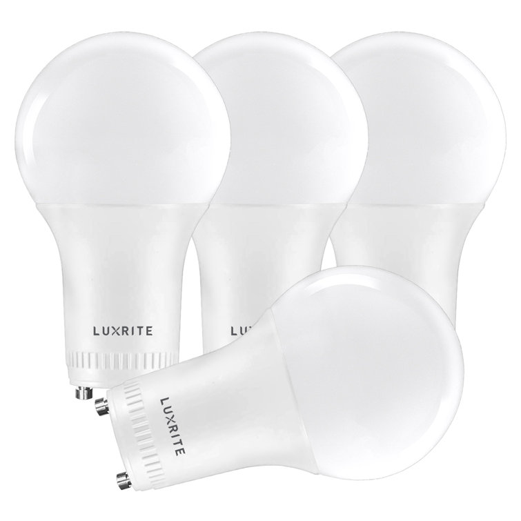Luxrite 9 Watt 60 Watt Equivalent A19 LED Dimmable Light Bulb